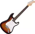 SX SE1 3-Tone Sunburst Elektrická kytara